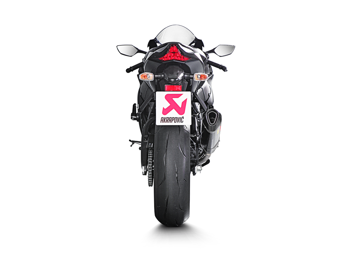 Akrapovic Slip-On Line Titanium Muffler System w/Carbon End Cap for Kawasaki Ninja ZX-10R 16-20 Akrapovic