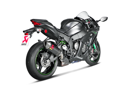 Akrapovic Slip-On Line Titanium Muffler System w/Carbon End Cap for Kawasaki Ninja ZX-10R 16-20 Akrapovic