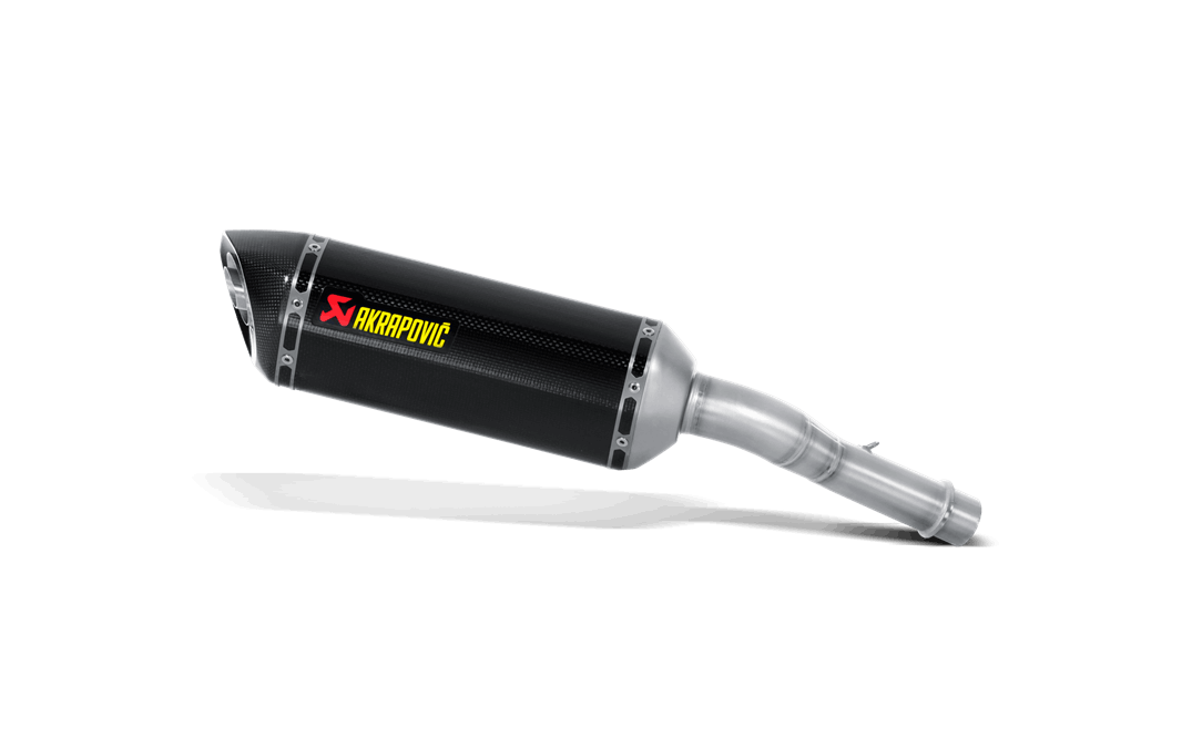 Akrapovic Slip-On Line Carbon Muffler System w/Carbon End Cap for Kawasaki Versys 1000 12-18 Akrapovic