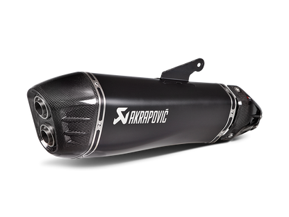 Akrapovic Slip-On Line Black Titanium Muffler System w/Carbon End Cap for Kawasaki Ninja H2 SX 18-Up Akrapovic