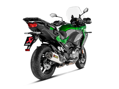 Akrapovic Slip-On Line Titanium Muffler System w/Carbon End Cap for Kawasaki Versys 1000 19-Up Akrapovic
