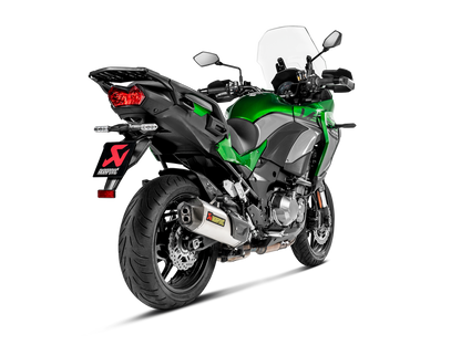 Akrapovic Slip-On Line Titanium Muffler System w/Carbon End Cap for Kawasaki Versys 1000 19-Up Akrapovic