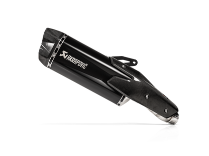 Akrapovic Slip-On Line Black Titanium Muffler System w/Carbon End Cap for Kawasaki Z H2 20-23