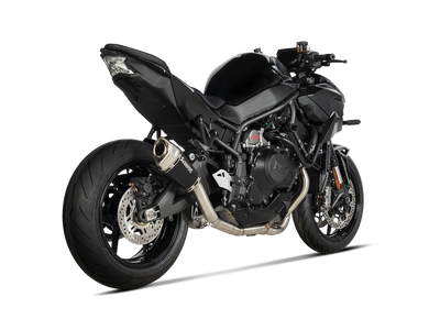 Akrapovic Slip-On Line Black Titanium Muffler System w/Titanium End Cap for Kawasaki Z H2 20-23