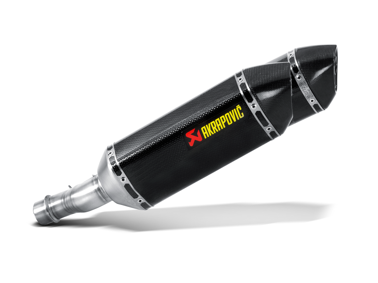 Akrapovic Slip-On Line Carbon Muffler System w/Carbon End Cap for Kawasaki Z1000SX/Ninja 1000 14-16 Akrapovic