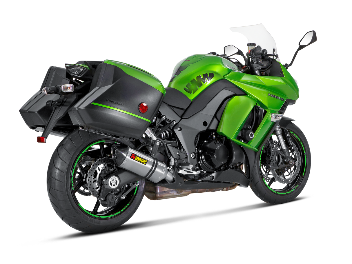 Akrapovic Slip-On Line Titanium Muffler System w/Carbon End Cap for Kawasaki Z1000SX/Ninja 1000 14-16 Akrapovic