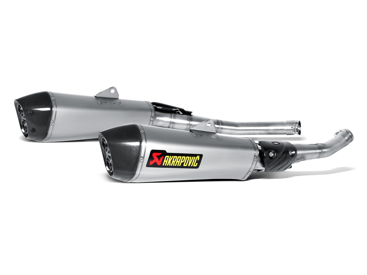 Akrapovic Slip-On Line Titanium Muffler System w/Carbon End Cap for Kawasaki ZZR 1400/ZX14R 12-15 Akrapovic