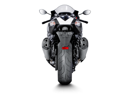 Akrapovic Slip-On Line Titanium Muffler System w/Carbon End Cap for Kawasaki ZZR 1400/ZX14R 12-15 Akrapovic
