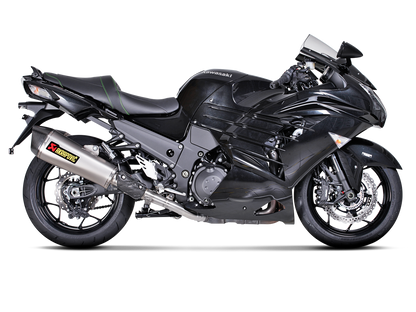 Akrapovic Slip-On Line Titanium Muffler System w/Carbon End Cap for Kawasaki ZZR 1400/ZX14R 12-15 Akrapovic