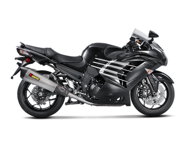 Akrapovic Slip-On Line Titanium Muffler System w/Carbon End Cap for Kawasaki ZZR 1400/ZX14R 12-20 Akrapovic