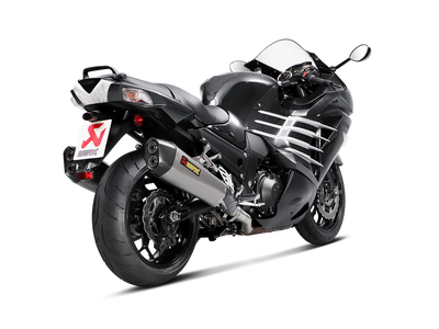 Akrapovic Slip-On Line Titanium Muffler System w/Carbon End Cap for Kawasaki ZZR 1400/ZX14R 12-20 Akrapovic