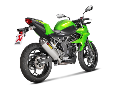 Akrapovic Slip-On Line Stainless Steel Muffler System w/Carbon End Cap for Kawasaki Ninja 250SL/Z250SL 15-17 Akrapovic