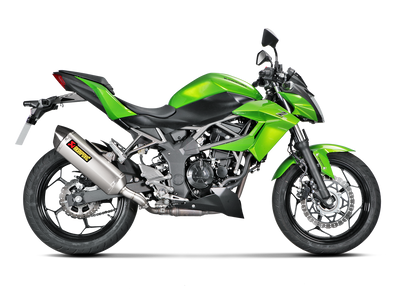 Akrapovic Slip-On Line Stainless Steel Muffler System w/Carbon End Cap for Kawasaki Ninja 250SL/Z250SL 15-17 Akrapovic