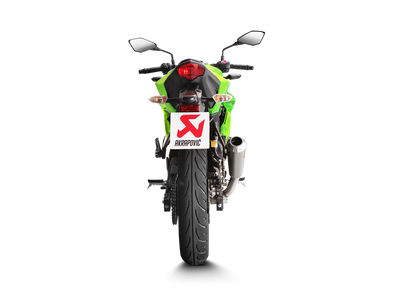 Akrapovic Slip-On Line Titanium Muffler System w/Titanium End Cap for Kawasaki Ninja 250SL/Z250SL 15-17 Akrapovic