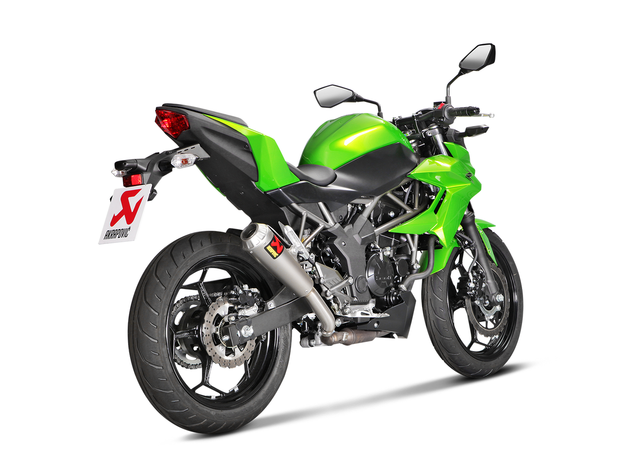 Akrapovic Slip-On Line Titanium Muffler System w/Titanium End Cap for Kawasaki Ninja 250SL/Z250SL 15-17 Akrapovic