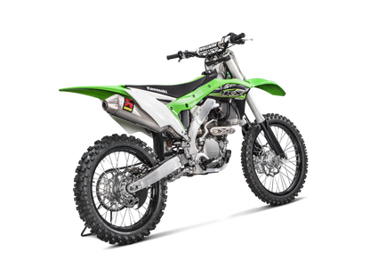 Akrapovic Slip-On Line Titanium Muffler System w/Titanium End Cap for Kawasaki KX 250 F 17-20