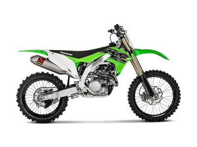 Akrapovic Evolution Line Titanium Exhaust System w/Titanium End Cap for Kawasaki KX 450 F 19-20