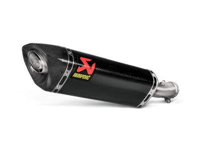 Akrapovic Slip-On Line Carbon Muffler System w/Carbon End Cap for Kawasaki Ninja 400 18-Up/Z400 19-Up/Ninja 500/Z500 2024 Akrapovic