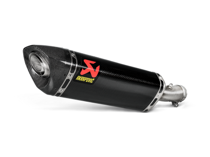 Akrapovic Slip-On Line Carbon Muffler System w/Carbon End Cap for Kawasaki Ninja 400 18-Up/Z400 19-Up/Ninja 500/Z500 2024 Akrapovic