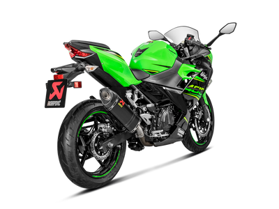 Akrapovic Slip-On Line Carbon Muffler System w/Carbon End Cap for Kawasaki Ninja 400 18-Up/Z400 19-Up/Ninja 500/Z500 2024 Akrapovic