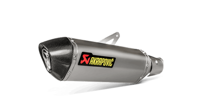 Akrapovic Slip-On Line Titanium Muffler System w/Carbon End Cap for Kawasaki Ninja 400 18-Up/Z400 19-Up Akrapovic