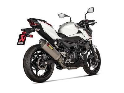 Akrapovic Slip-On Line Titanium Muffler System w/Carbon End Cap for Kawasaki Ninja 400 18-Up/Z400 19-Up Akrapovic
