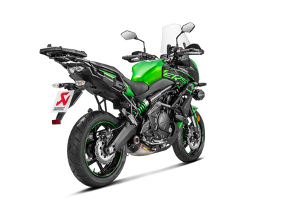 Akrapovic Racing Line Titanium Exhaust System w/Carbon End Cap for Kawasaki Versys 650 17-20 Akrapovic
