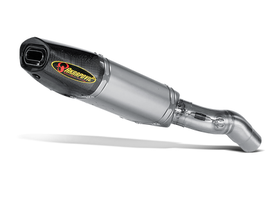 Akrapovic Slip-On Line Titanium Muffler System w/Carbon End Cap for Kawasaki Ninja ZX-6R 07-08 Akrapovic