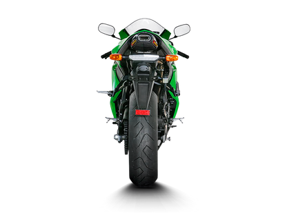 Akrapovic Slip-On Line Titanium Muffler System w/Carbon End Cap for Kawasaki Ninja ZX-6R 07-08 Akrapovic