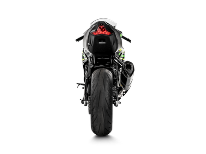 Akrapovic Slip-On Line Carbon Muffler System w/Carbon End Cap for Kawasaki Ninja ZX-6R 09-Up