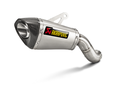 Akrapovic Slip-On Line Titanium Muffler System w/Carbon End Cap for Kawasaki Z900 17-19