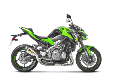 Akrapovic Slip-On Line Titanium Muffler System w/Carbon End Cap for Kawasaki Z900 17-19
