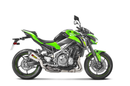 Akrapovic Slip-On Line Titanium Muffler System w/Carbon End Cap for Kawasaki Z900 17-19
