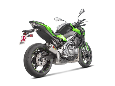 Akrapovic Slip-On Line Titanium Muffler System w/Carbon End Cap for Kawasaki Z900 17-19