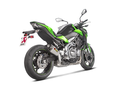 Akrapovic Slip-On Line Titanium Muffler System w/Carbon End Cap for Kawasaki Z900 17-19