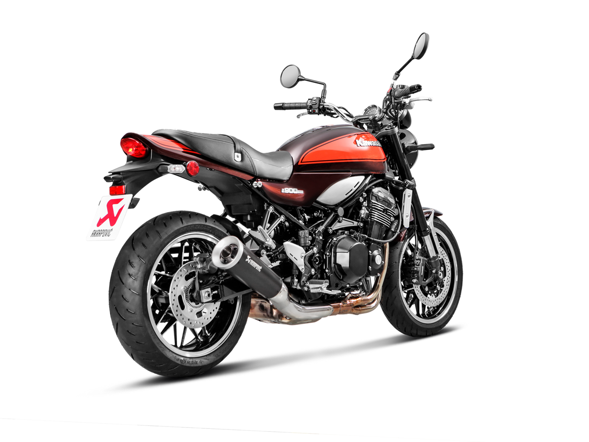 Akrapovic Slip-On Line Black Titanium Muffler System w/Titanium End Cap for Kawasaki Z900 RS/Z900 RS Cafe 18-Up Akrapovic
