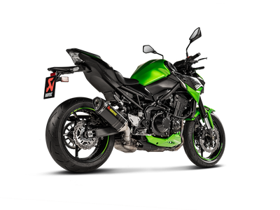 Akrapovic Slip-On Line Carbon Muffler System w/Carbon End Cap for Kawasaki Z900 20-Up