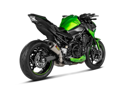 Akrapovic Slip-On Line Titanium Muffler System w/Carbon End Cap for Kawasaki Z900 20-Up