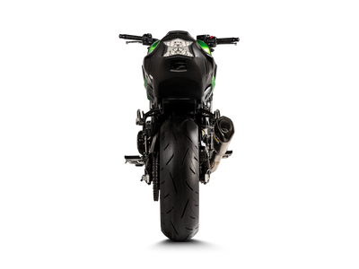 Akrapovic Slip-On Line Titanium Muffler System w/Carbon End Cap for Kawasaki Z900 20-Up
