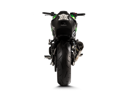Akrapovic Slip-On Line Titanium Muffler System w/Carbon End Cap for Kawasaki Z900 20-Up