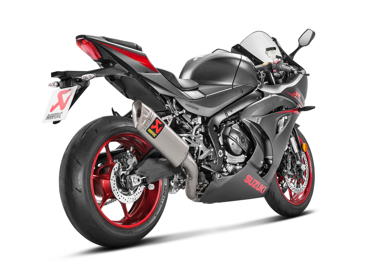 Akrapovic Evolution Line Titanium Exhaust System w/Titanium End Cap for Suzuki GSX-R1000 17-Up Akrapovic