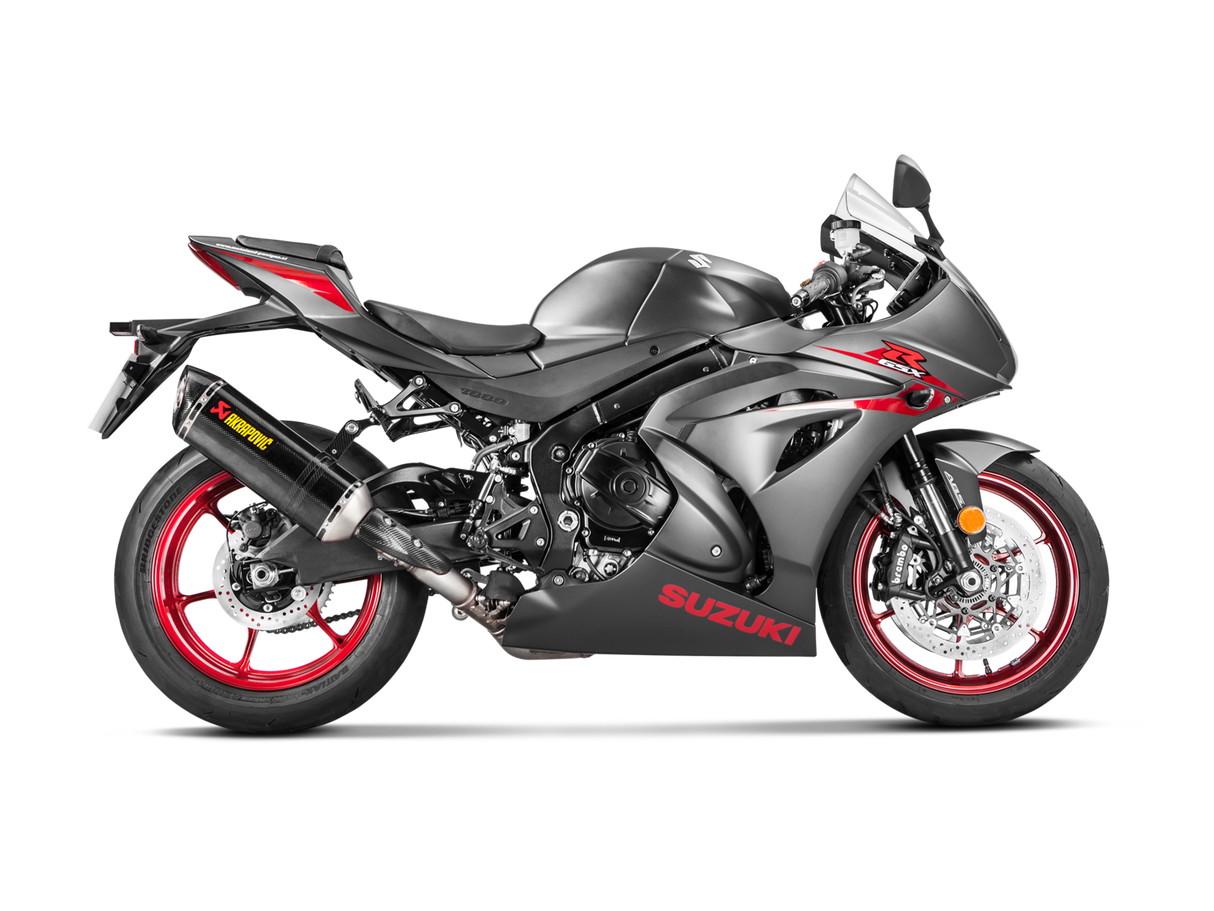 Akrapovic Slip-On Line Carbon Muffler System w/Carbon End Cap for Suzuki GSX-R1000 17-Up Akrapovic