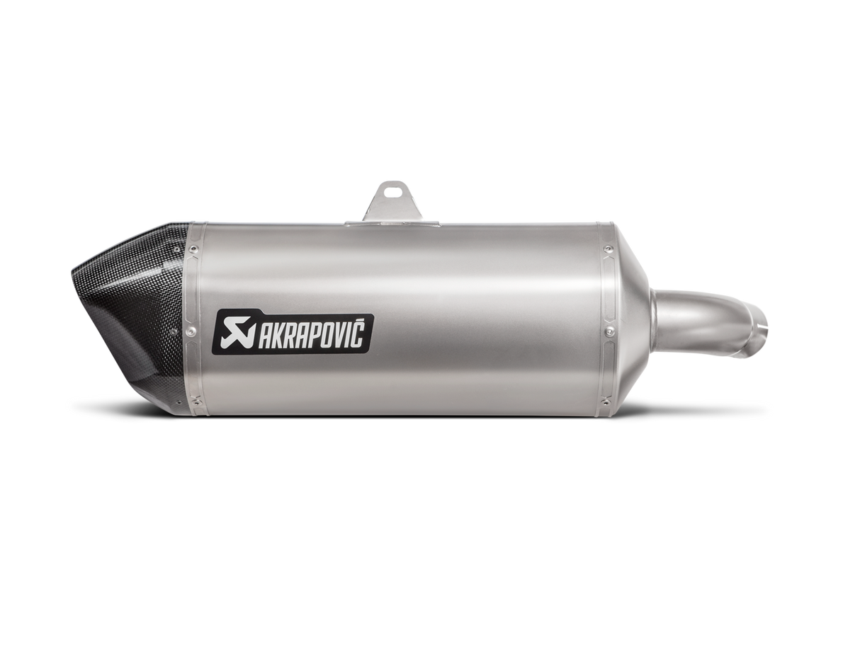 Akrapovic Slip-On Line Titanium Muffler System w/Carbon End Cap for Suzuki V-Strom 1000 14-19 Akrapovic
