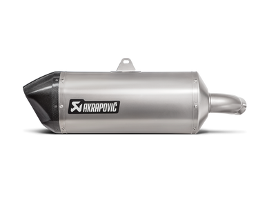 Akrapovic Slip-On Line Titanium Muffler System w/Carbon End Cap for Suzuki V-Strom 1000 14-19 Akrapovic