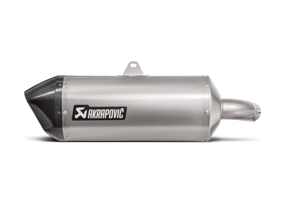 Akrapovic Slip-On Line Titanium Muffler System w/Carbon End Cap for Suzuki V-Strom 1000 14-19 Akrapovic