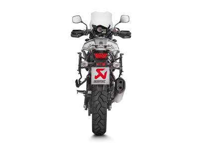 Akrapovic Slip-On Line Titanium Muffler System w/Carbon End Cap for Suzuki V-Strom 1000 14-19 Akrapovic