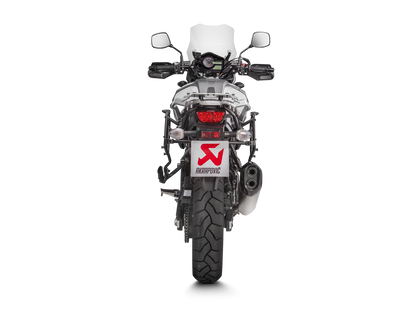 Akrapovic Slip-On Line Titanium Muffler System w/Carbon End Cap for Suzuki V-Strom 1000 14-19 Akrapovic