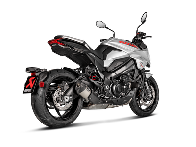 Akrapovic Slip-On Line Titanium Muffler System w/Carbon End Cap & Heat Shield for Suzuki Katana 19-20/GSX-S 1000/1000GT/950 15-20 Akrapovic