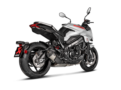 Akrapovic Slip-On Line Titanium Muffler System w/Carbon End Cap & Heat Shield for Suzuki Katana 19-20/GSX-S 1000/1000GT/950 15-20 Akrapovic