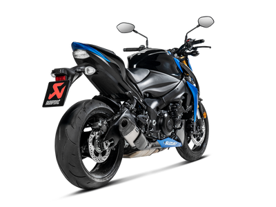 Akrapovic Slip-On Line Titanium Muffler System w/Carbon End Cap & Heat Shield for Suzuki Katana 19-20/GSX-S 1000/1000GT/950 15-20 Akrapovic